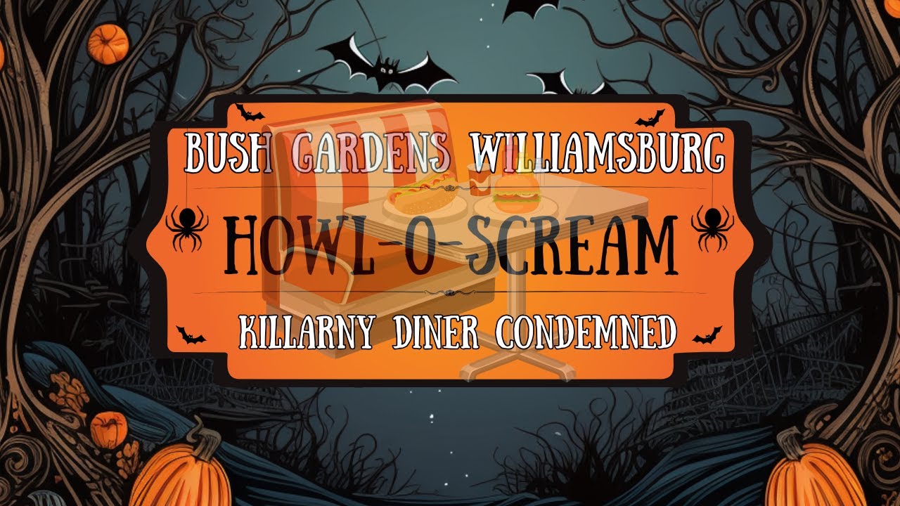 Busch Gardens Williamsburg Howl-O-Scream 2025 | KillArney Diner - YouTube