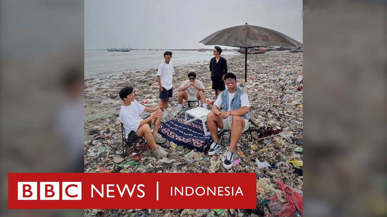 Aksi bersih-bersih pantai Pandawara Group ditolak pemda: 'Ada miskomunikasi' - BBC News Indonesia