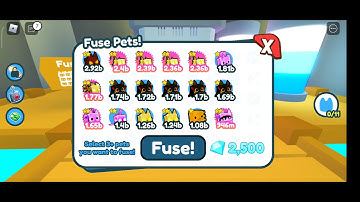 what happen when you fuse 3 Rainbow(RB) Vampire Bat|PET SIMULATOR X 🦇