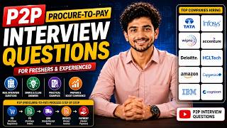 P2P Interview Questions and Answers | Procure-to-Pay Interview | Accounts Payable | PTP Interview