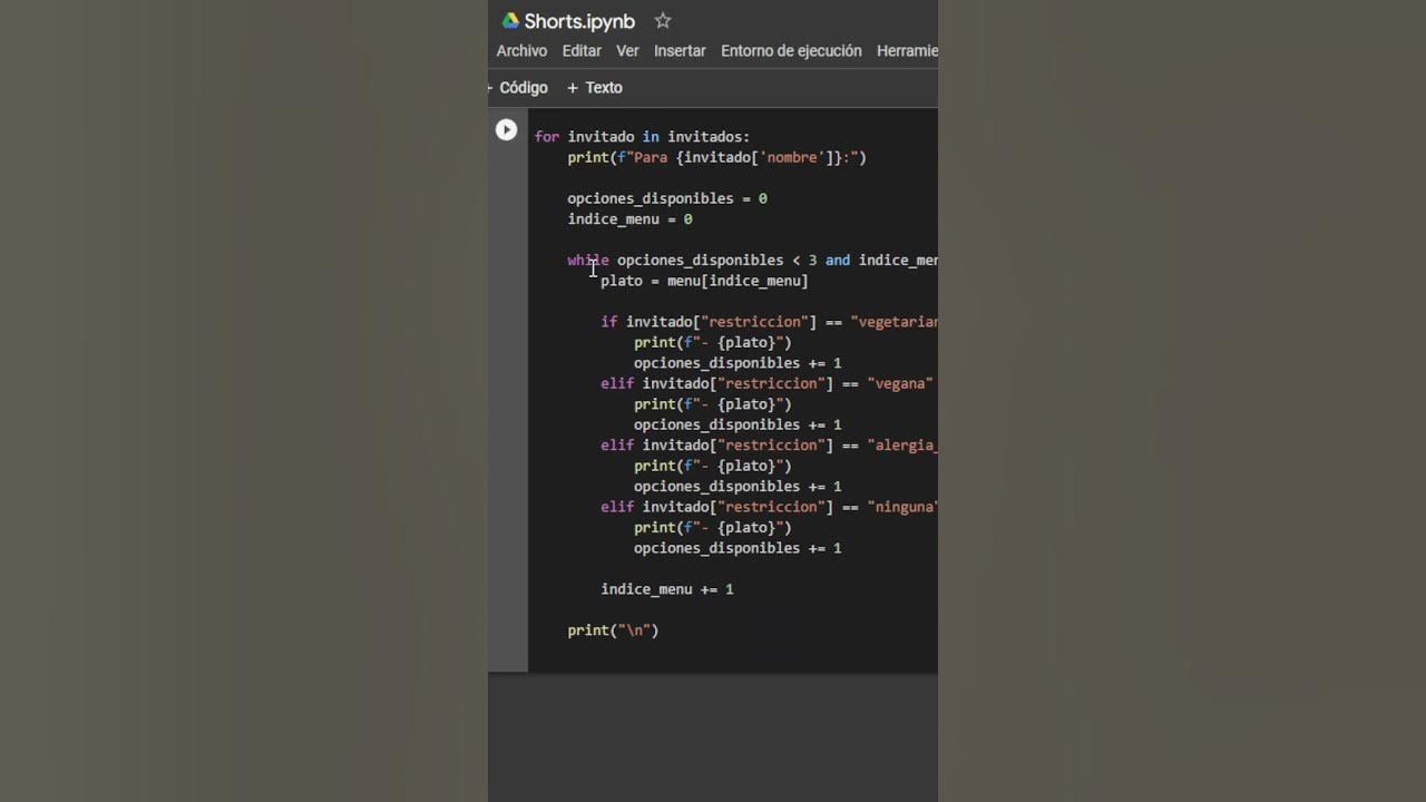 ¿Cómo Crear Menús Personalizados con Python para Dietas Especiales ...