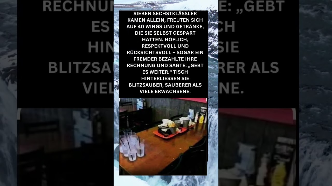 Sieben Jungs, eine große Lektion in Höflichkeit ✨🐔