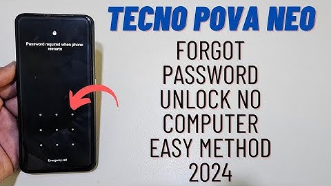 Tecno Pova Neo Hard Reset Unlock Without Pc Forgot Password