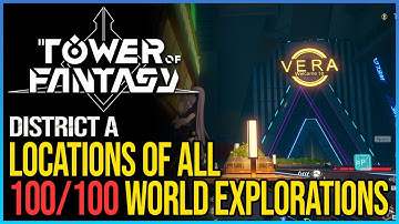 All Mirroria District A World Explorations Tower of Fantasy