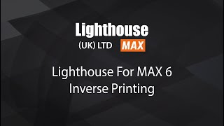Lighthouse CPM-100 Inverse Printing