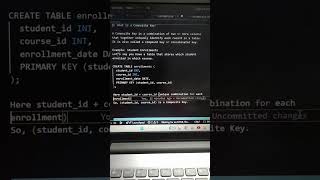 what a Composite Key is in SQL/MySQL | #Shorts #sql #mysql