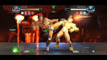 MCOC Aq Map 8 / Section 1 /Path 1 / Day 5 - Combat deja vu Hercules vs War Machine