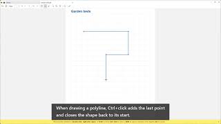 SumatraPDF: Close a polyline with Ctrl+click