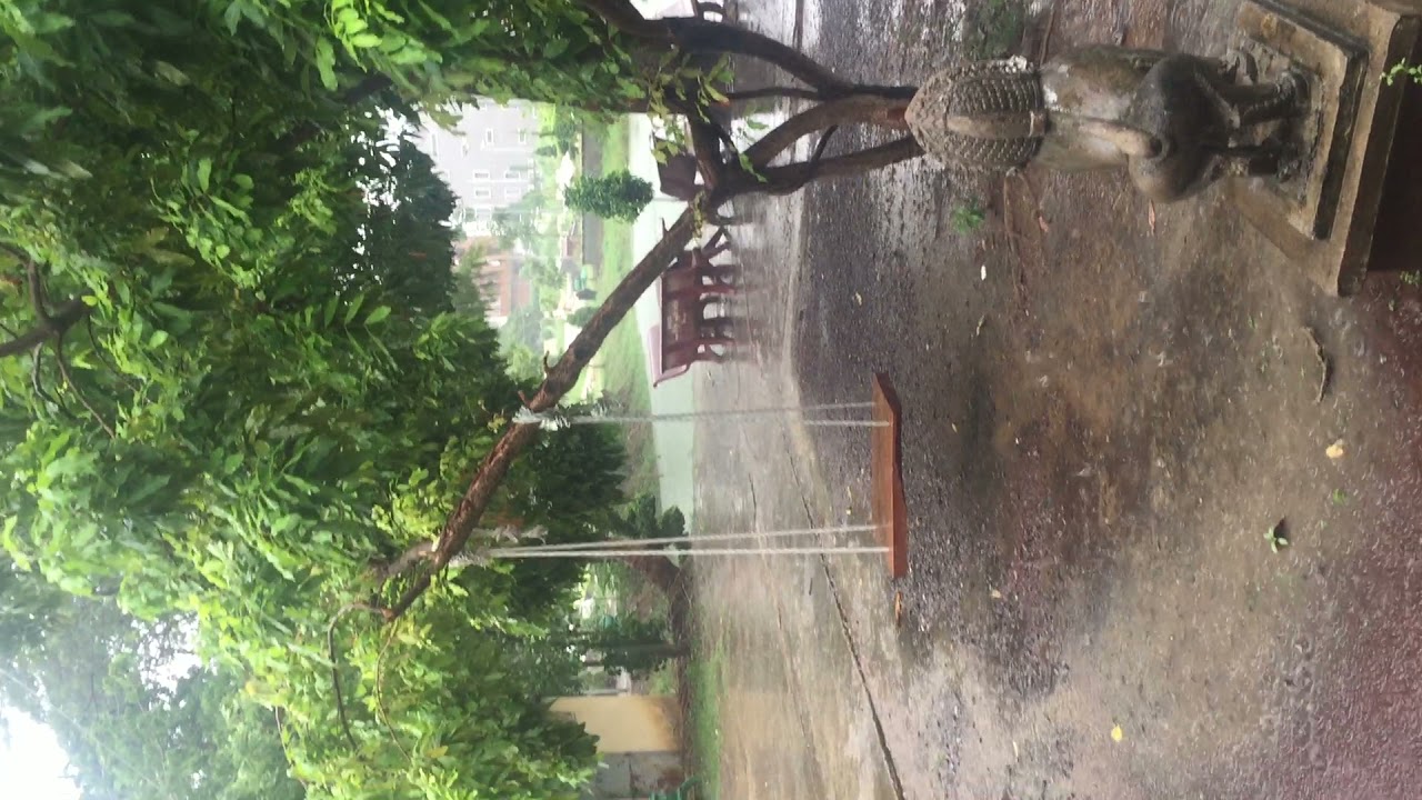 Raining outside my room