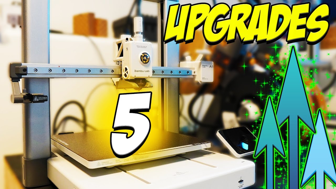 Bambu Lab A1 + 0.4 mm 焼入れスチール + Biqu 5 Must-Have Upgrades for Your Bambu Lab A1 Printer using BIQU