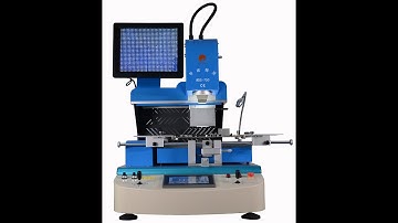 WDS-750 automatic BGA rework station with optical alignment camera, 3 heaters, touch panel operate