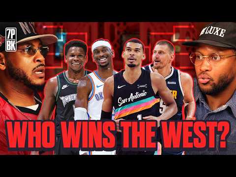 Thumbnail for Carmelo Anthony & Rudy Gay Predict the West Winner: Jokic, Ant, Wemby & More