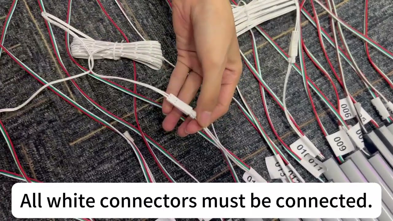 Addressable RGB Motion Sensor Stair Lights Kit (With Aluminum Channels)- superlightingled