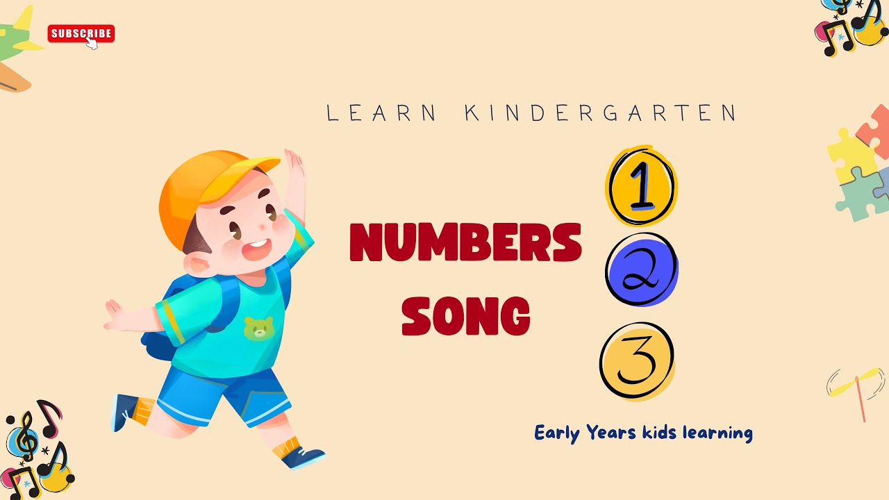 Happy Numbers song 1-10 | one-1 jump so fun | 1-10 counting song for kid | Kids fun song