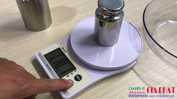 Hướng dẫn hiệu chuẩn (reset) cân điện tử WH-B10 1kg 3kg 5kg (calibration Weiheng WH-B10 scale)