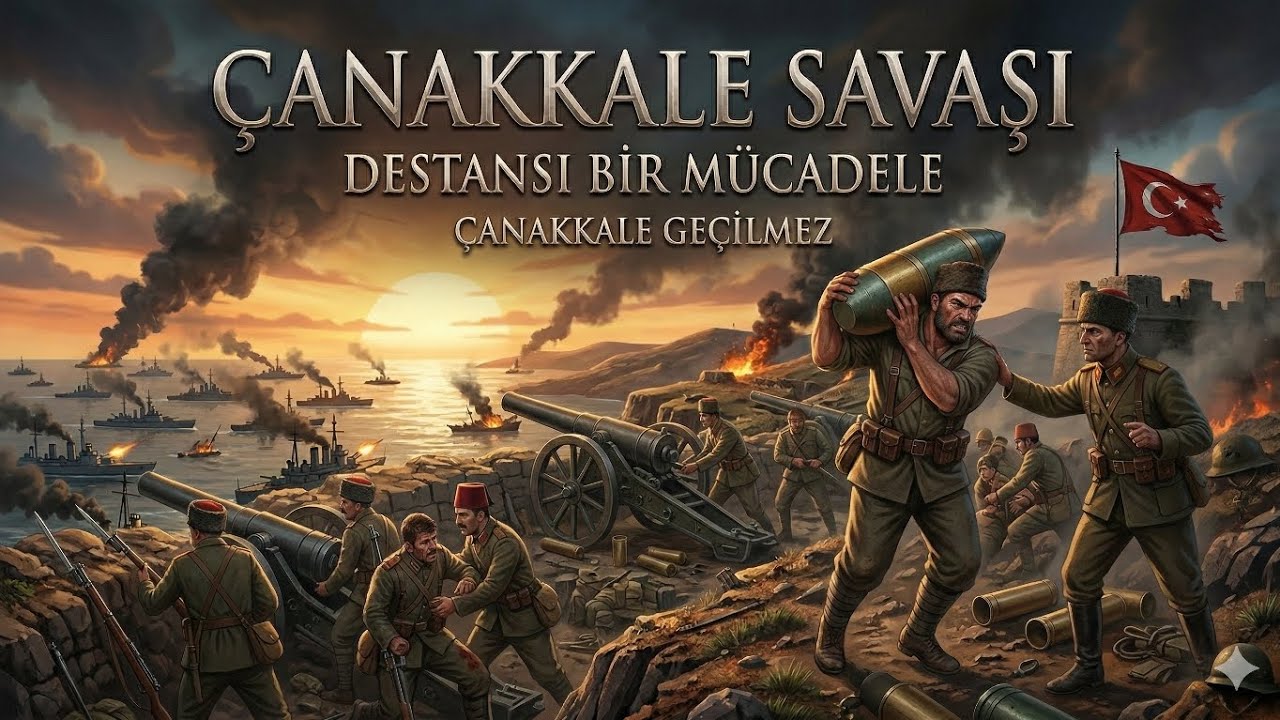 Tarihin Akışını Değiştiren Savaş: Çanakkale (Tüyleriniz Diken Diken Olacak!)