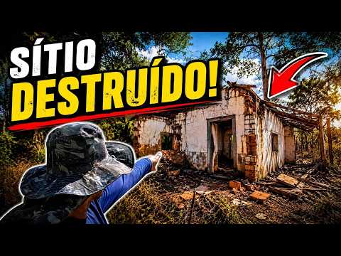 FOI CHOCANTE que eu vi este sítio destruído surreal 😱 by Jonathan Aventura YT