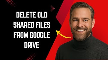 How to Delete Old Shared Files from Google Drive Fast and Easy! –Google Drive Tutorial for Beginners