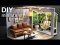 How to make a gorgeous living room  diy miniature house  what a tiny world