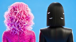 SOFT Mermaid vs GOTH Vampire 💫 Viral Beauty Makeover