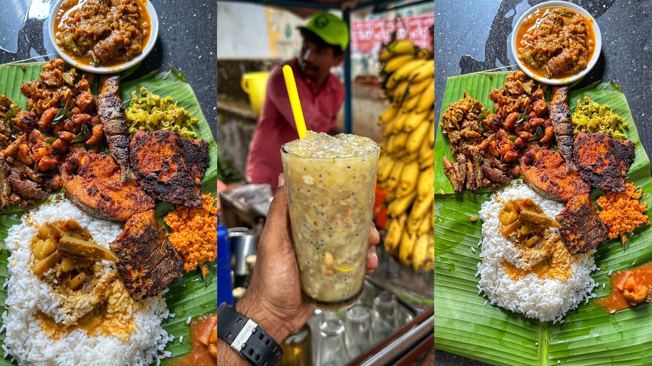 💢എല്ലാ മീനും കൂട്ടിയിട്ട് ഇവിടുന്ന് കുറച്ച് ചോറ് കഴിച്ചു‼️👌| Fish Fry | Prawns #refillyourtummy