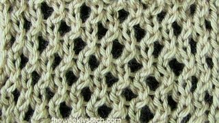 【CLEL】Hand Stitching Side Lace knit Cell Stitch - YouTube