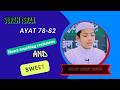 SRAH ISRAA AYAT 78-82. SHALEH AHMED TAKRIM.#islamicvideo #1million