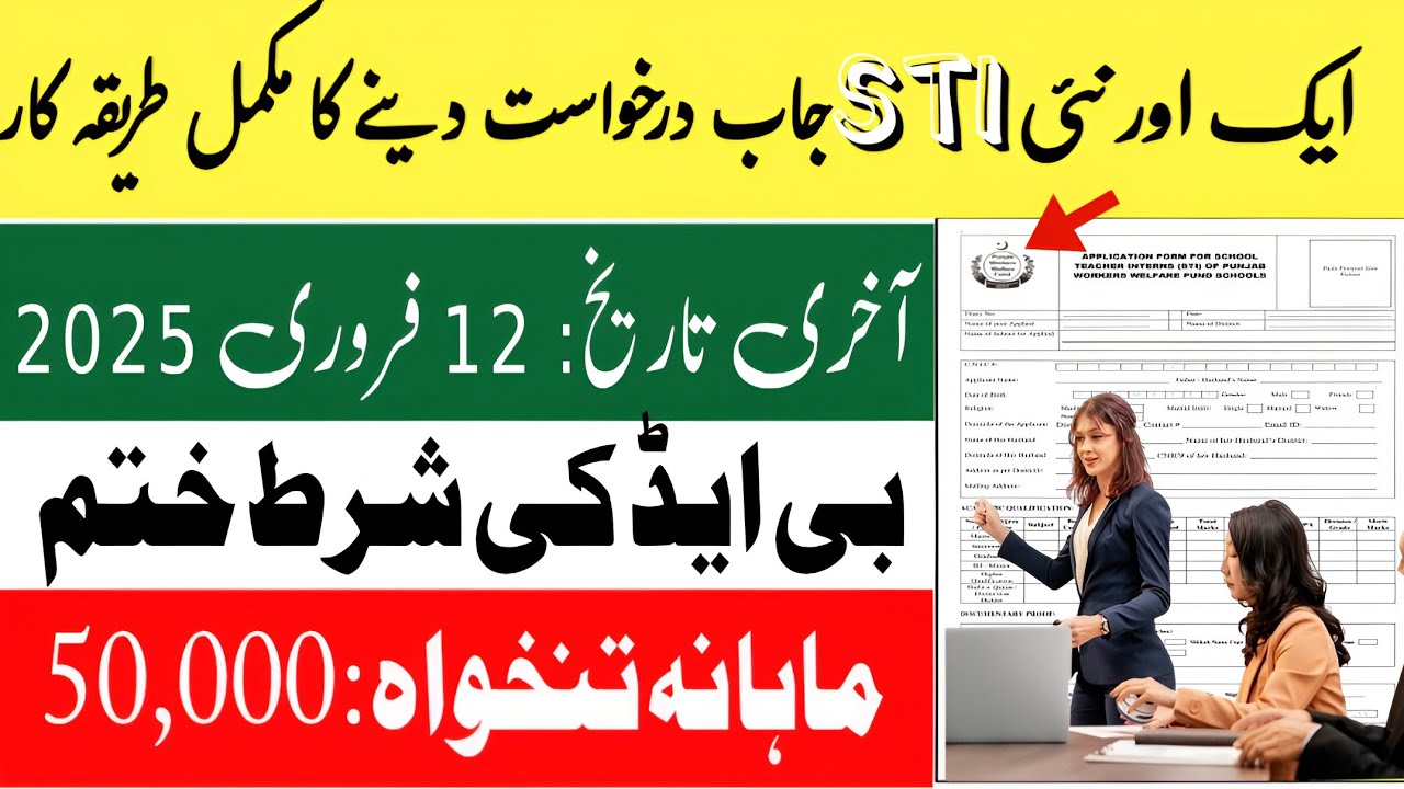 How to Apply for STI jobs in Punjab Worker Welfare Schools|Step by Step ...