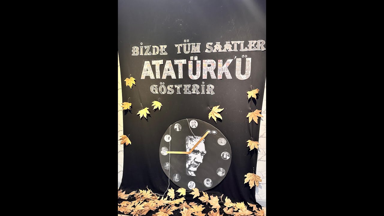 10 Kasım Atatürk'ü Anma Törenimiz 2025