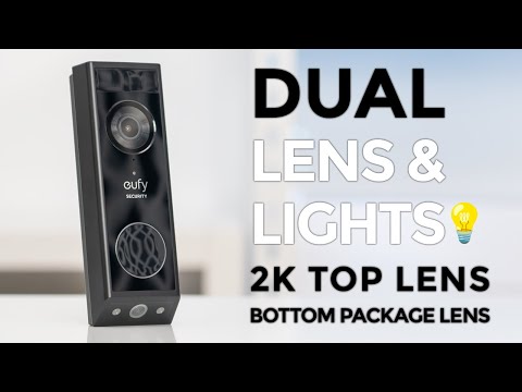 eufy Video Doorbell E340 - Dual Zone Lighting | 2K Lens & Package Lens