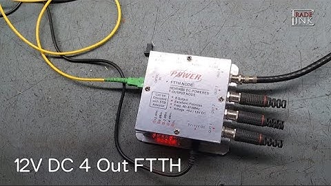 Power 12V DC 4 Out  FTTH by Arjun Electronics