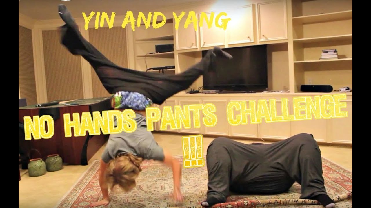 NO HANDS PANTS CHALLENGE!!!