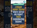 #tesla  buying out #lithium #miner #sigma $SGML. #brazil #canada #elonmusk #ev #batterymetals