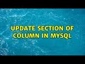 Update section of column in mySQL