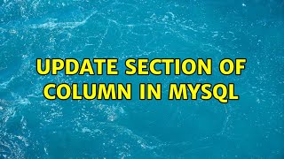 Update section of column in mySQL
