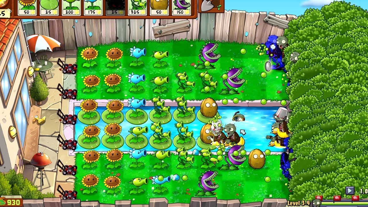 004 Plants vs. Zombies - PvZ Tower Defense