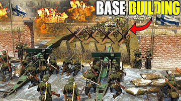 I built a WW2 ISLAND FORTRESS in NEW Base Building Simulator! - Gates of Hell: Disaster Battle