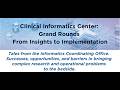 CIC April 2026 Grand Rounds - Dr Mujeeb Basit