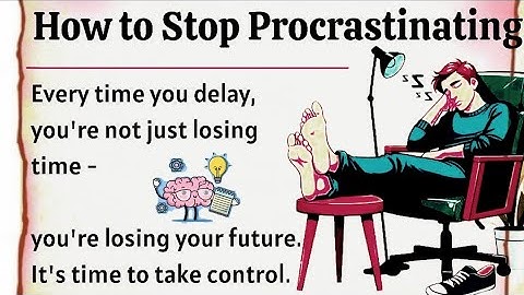 Stop Procrastinating Today! 🔥 || Learn English Through Story 📖 || Graded Reader Listening ✅