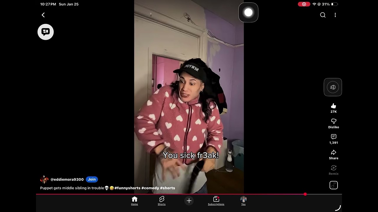 @userkylees_videos Say This Word it's "Ya Sick Freak"