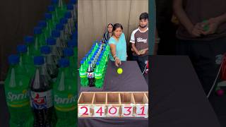 Amazing Ball Throw winner cold drink challenge #game #shorts