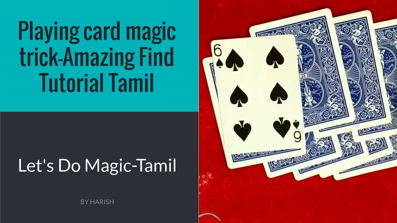 Playing card magic trick Insane card location prediction-Tutorial Tamil [சீட்டுக்கட்டு மேஜிக்]