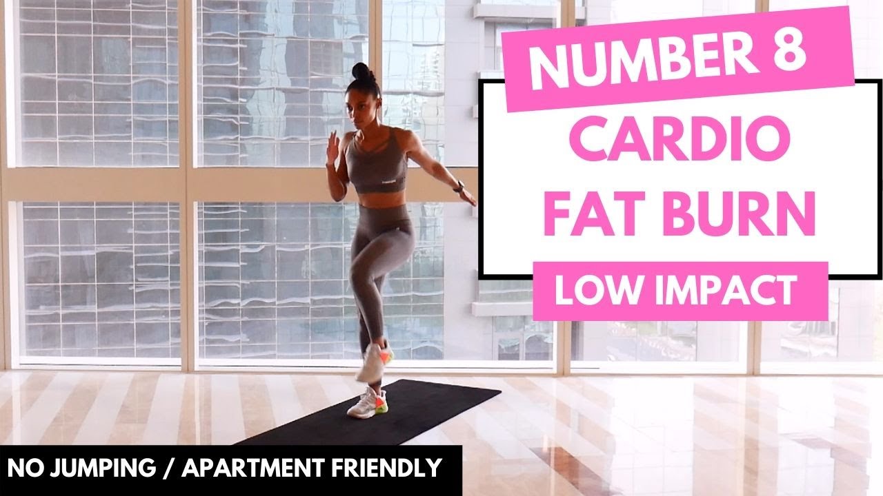 No Jumping - LOW IMPACT CARDIO Workout | Beginner Friendly - No.8 - YouTube