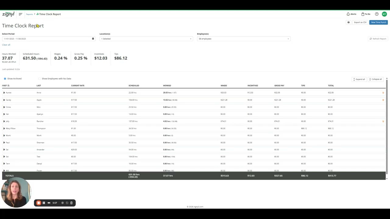 Maximize Efficiency with the Time Clock Report! ⏰