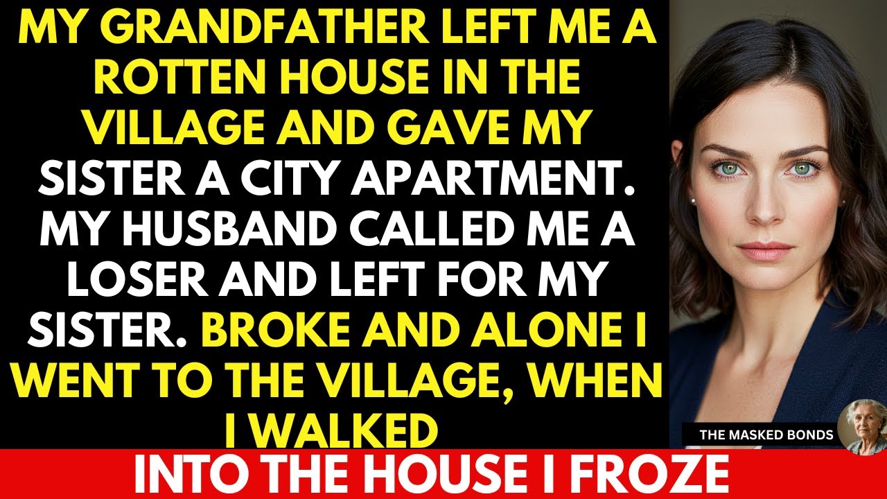 My Husband Left Me For My Sister When I Inherited Rotten House From My Grandfather, But When I