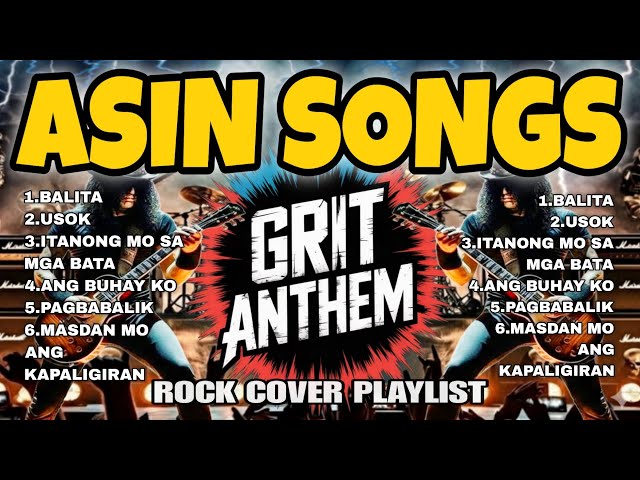 Asin Songs | Nonstop Rock Version 🔥 | Ultimate OPM Rock Covers