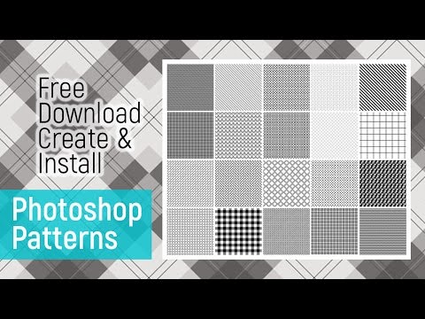 How to Download & Install | Create Pattern | Photoshop Tutorial