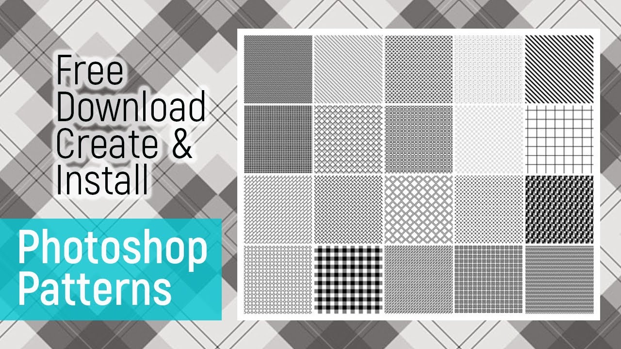 How to Download \u0026 Install | Create Pattern | Photoshop Tutorial