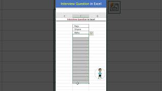 Excel Interview Question Tips and Tricks #excel #exceltips #exceltutorial #msexcel #microsoftexcel