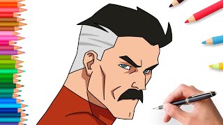 How To Draw Omni Man From Invincible Step By Step